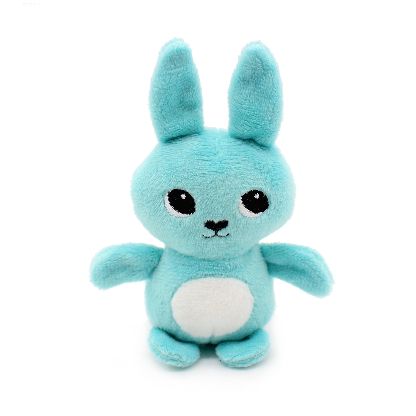 Peluche lapin Toudou maman et son bébé bleu aqua – Les Ptipotos – vue 8