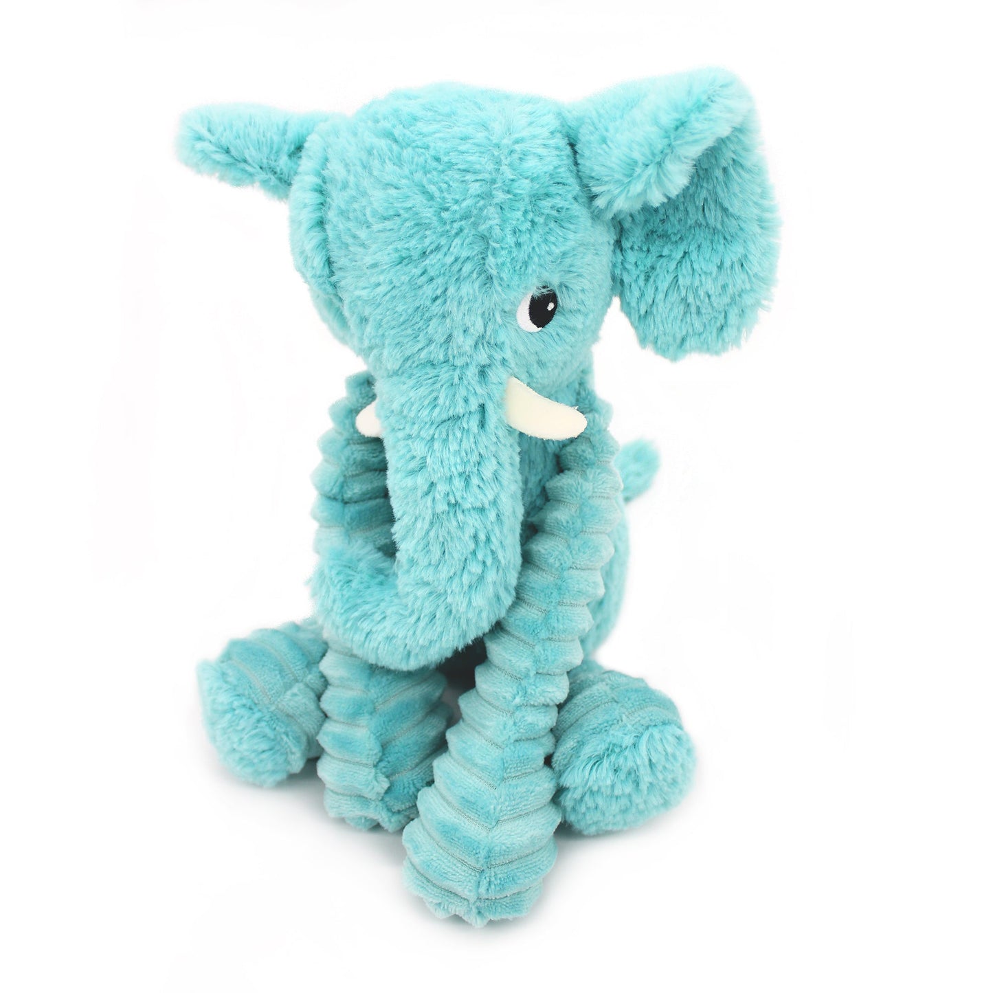 Peluche éléphant Dimoitou maman et son bébé bleu aqua – Les Ptipotos – vue 4