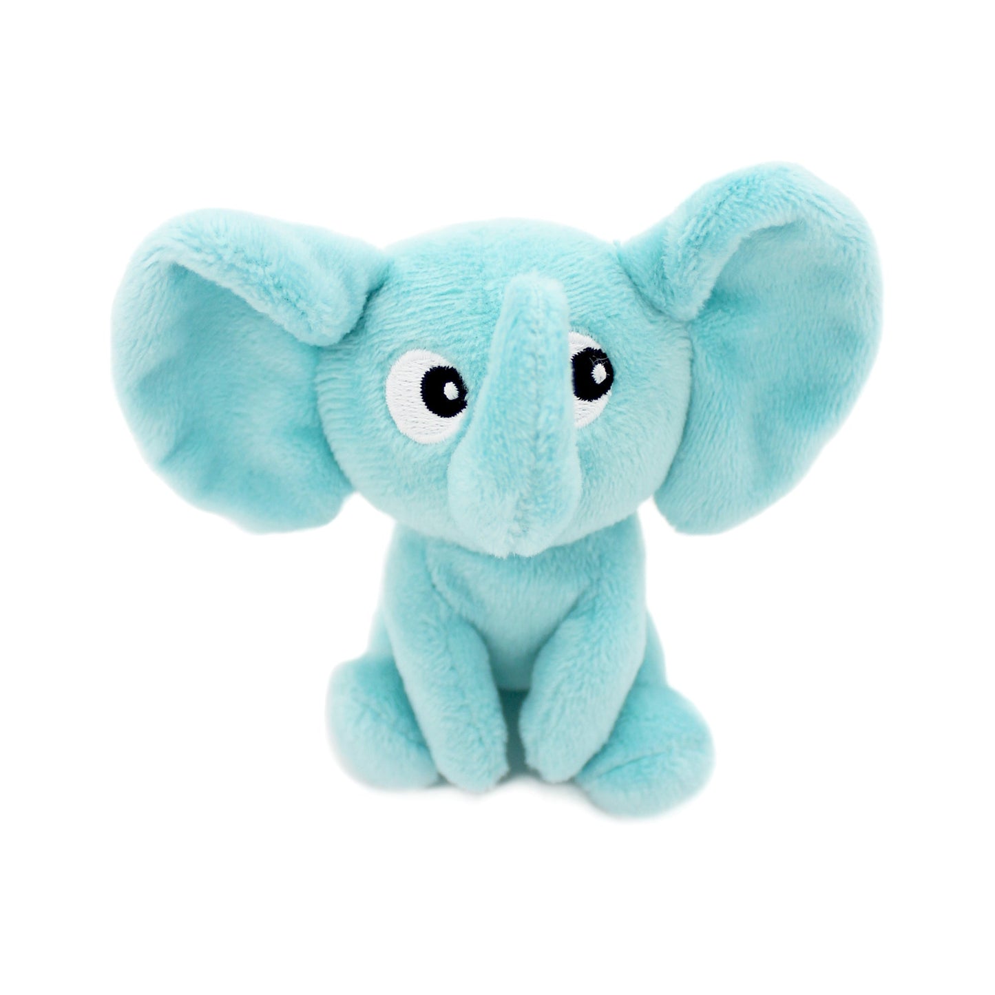 Peluche éléphant Dimoitou maman et son bébé bleu aqua – Les Ptipotos – vue 7