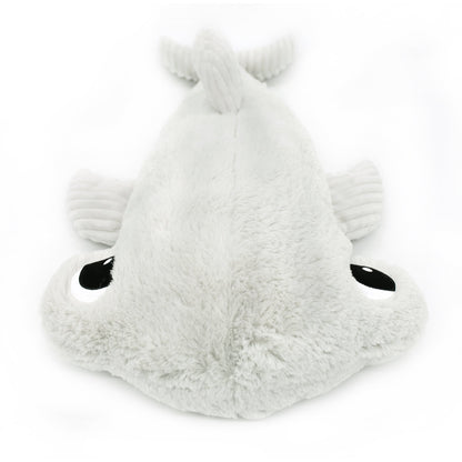 Peluche requin marteau Clou maman et son bébé gris clair – Les Ptipotos – vue 3