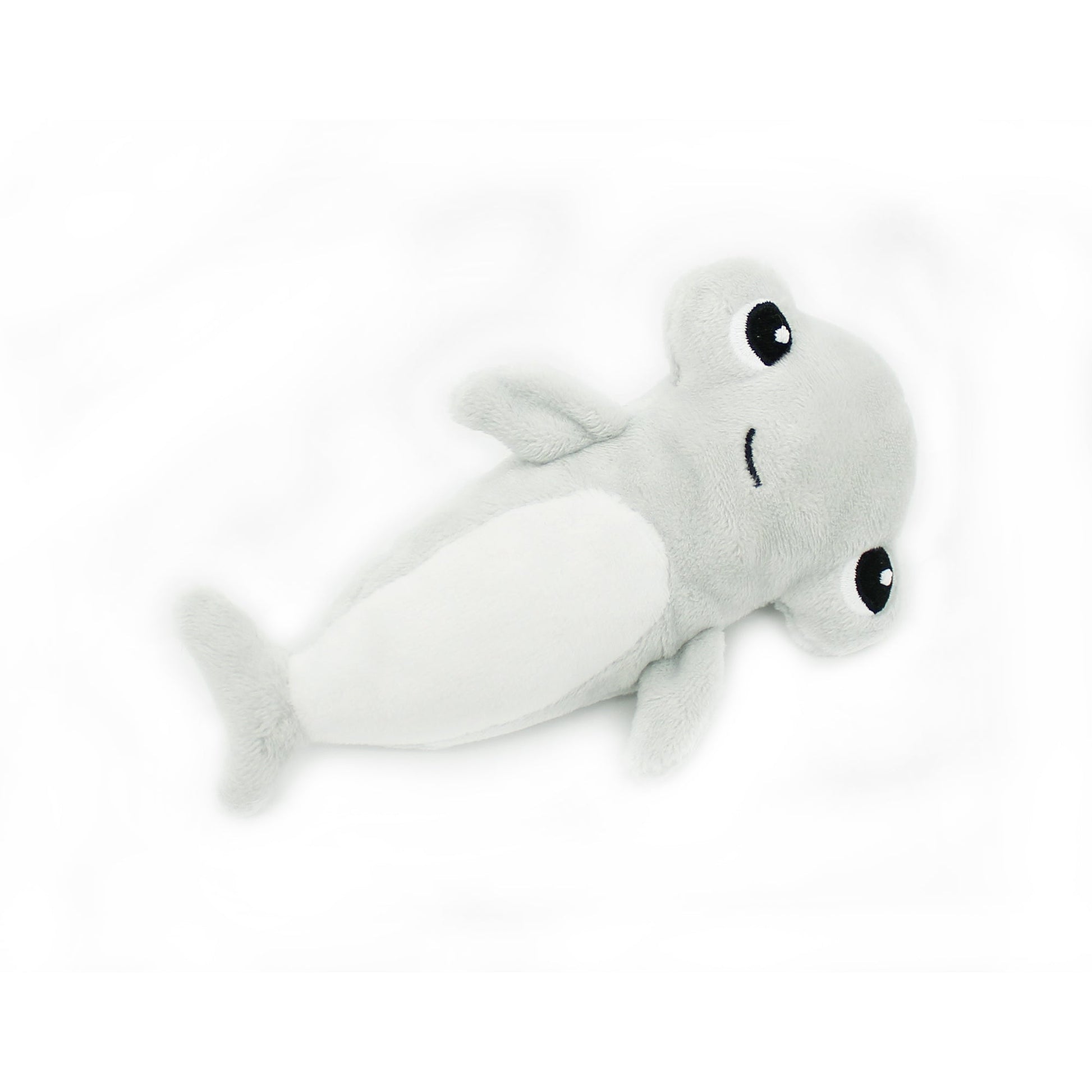 Peluche requin marteau Clou maman et son bébé gris clair – Les Ptipotos – vue 5