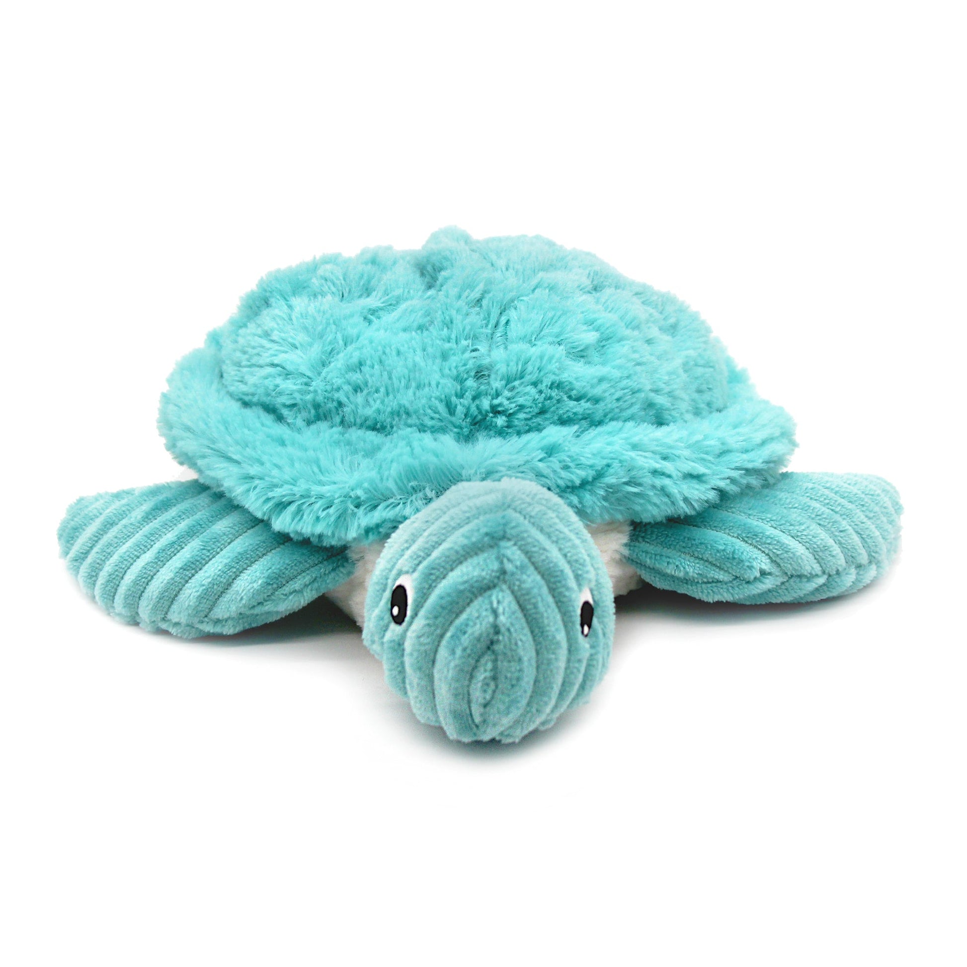 Peluche tortue Sauvenou maman et son bébé bleu aqua – Les Ptipotos – vue 3