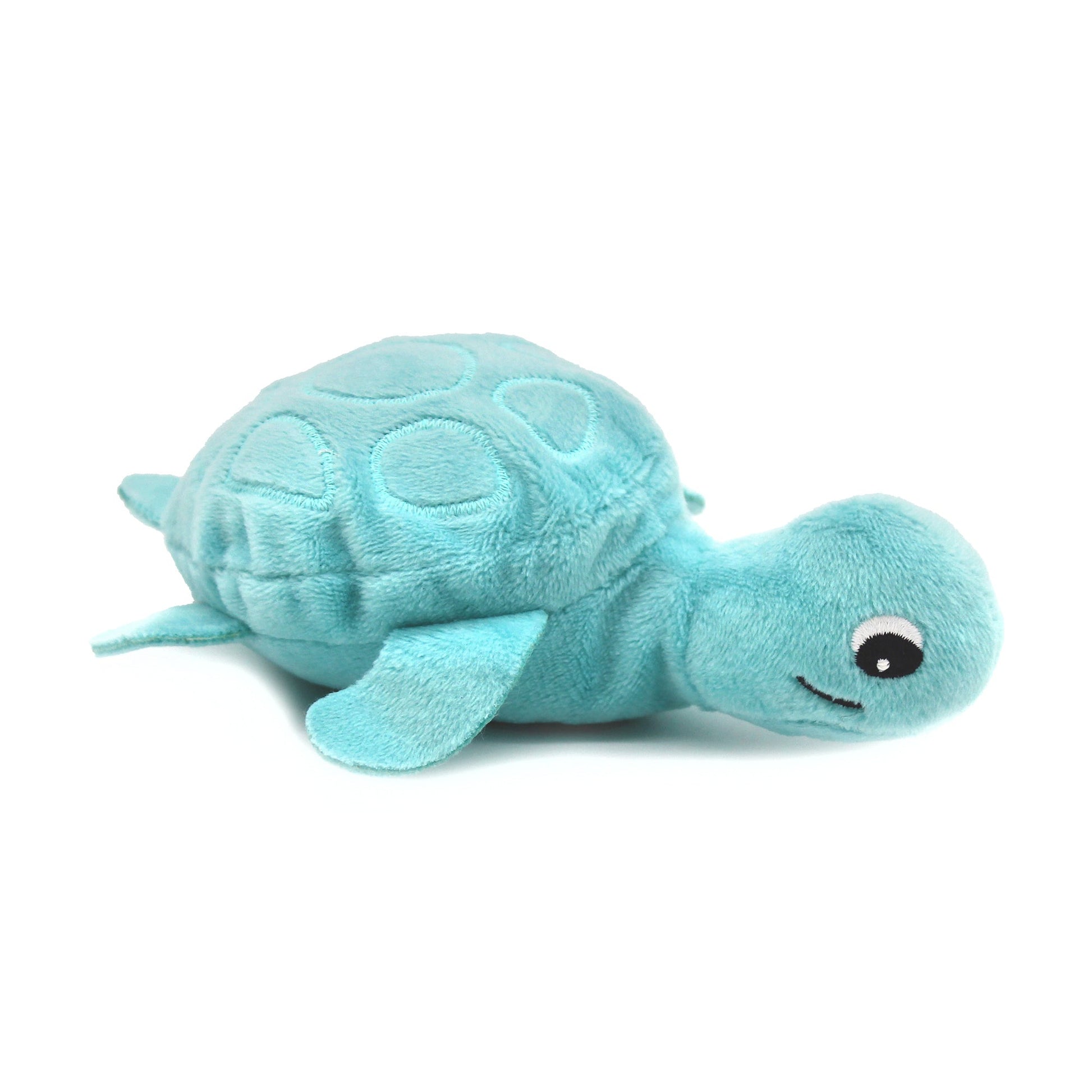 Peluche tortue Sauvenou maman et son bébé bleu aqua – Les Ptipotos – vue 5