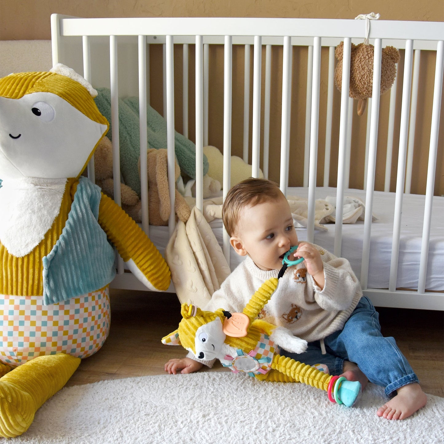Peluche d'activités nomade Cyranos le renard – vue 2