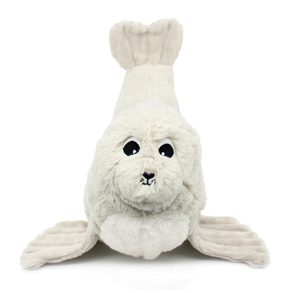 Peluche otarie Ploufou maman et son bébé gris clair – Les Ptipotos – vue 4