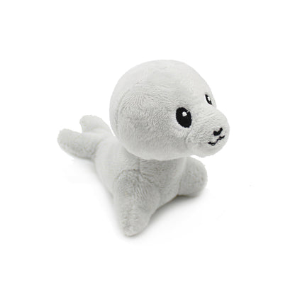 Peluche otarie Ploufou maman et son bébé gris clair – Les Ptipotos – vue 7
