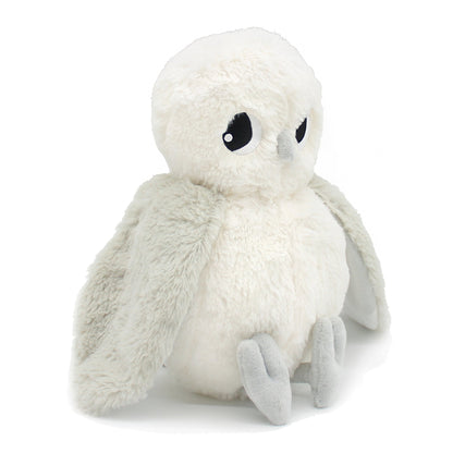 Peluche chouette polaire Coucou maman et son bébé gris clair – Les Ptipotos – vue 6