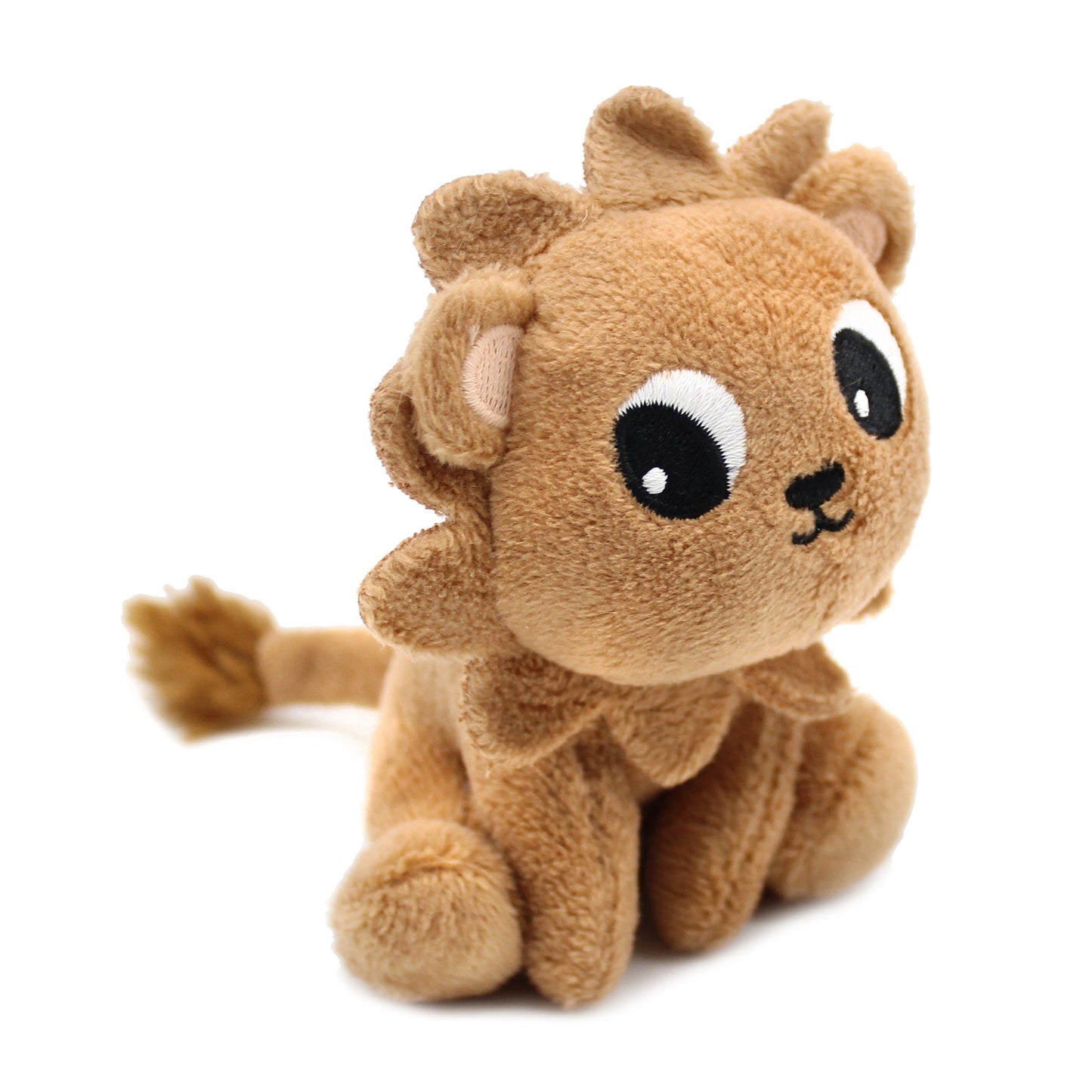 Peluche lion Graou papa et son bébé marron cassonade – Les Ptipotos – vue 8