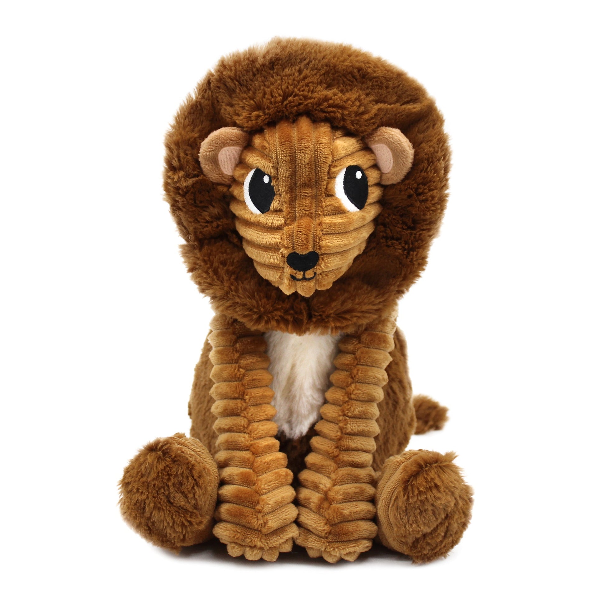 Peluche lion Graou papa et son bébé marron cassonade – Les Ptipotos – vue 3