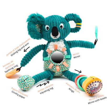 Peluche d'activités nomade Berlingos le koala – vue 6