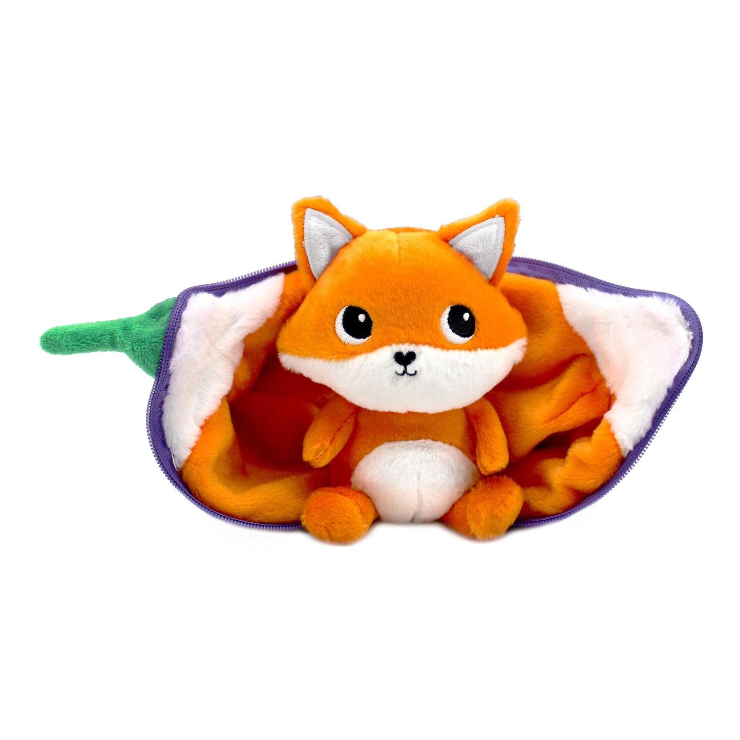 Peluche réversible Russet le renard/figue – Flipetz – vue 4