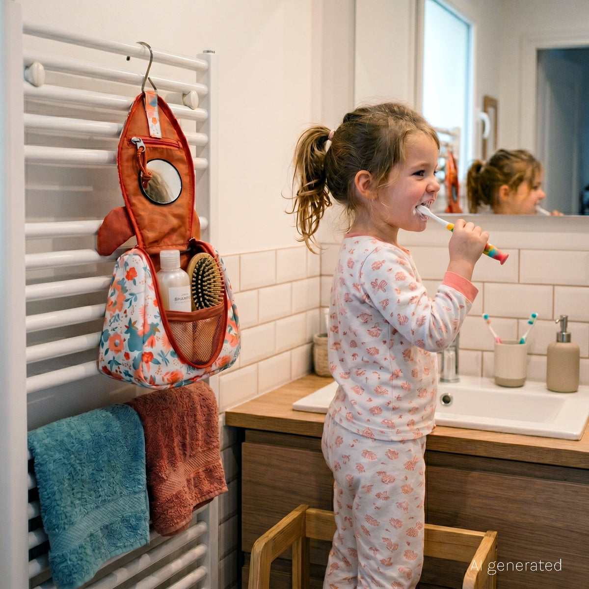 Trousse de toilette enfant Mélimélos la biche