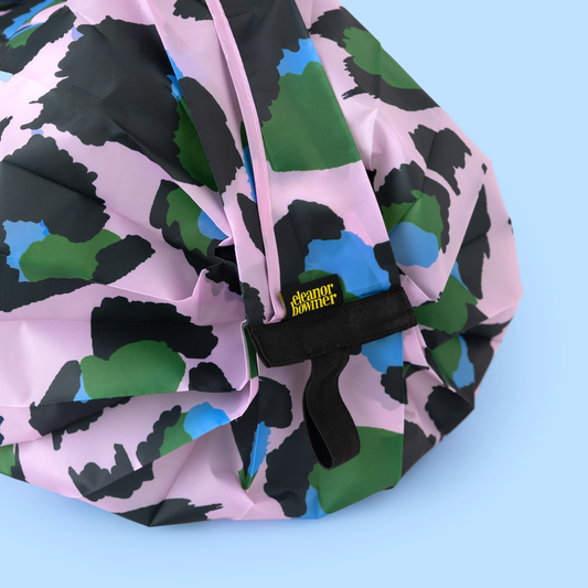 Pink Leopard Reusable Shopping Bag