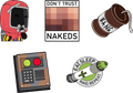 Set de pin's Rust