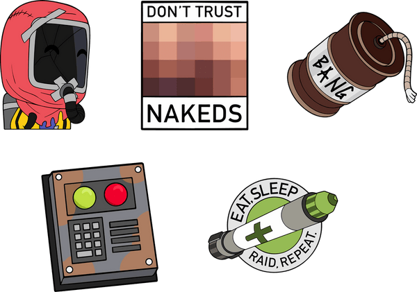 Rust Pin Set