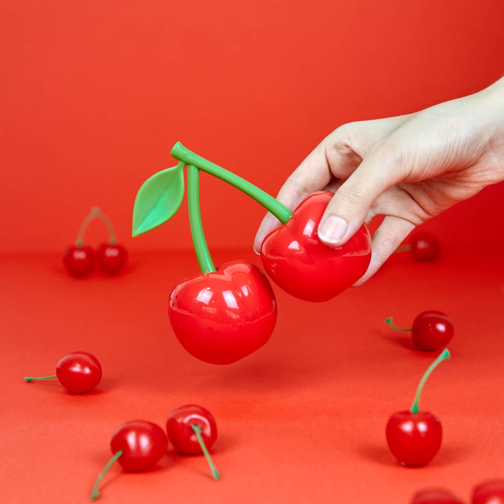 Salt and pepper, cherries