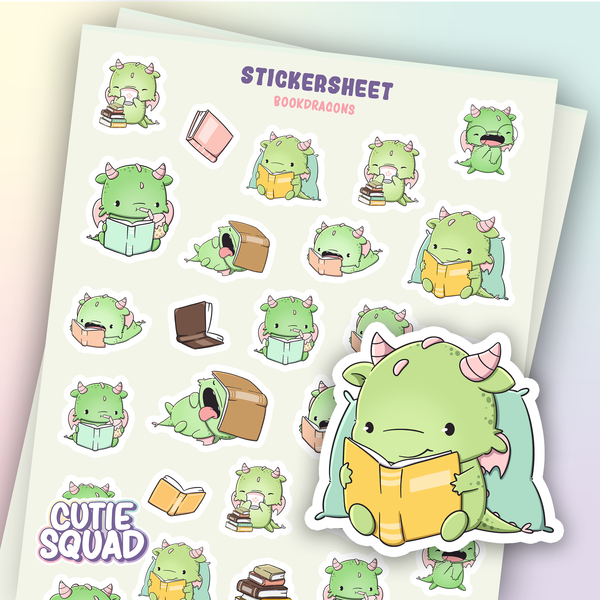Dragon Reader Sticker Sheets
