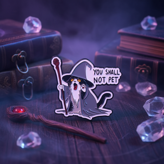 Pin's Cat "You shall not Pet"
