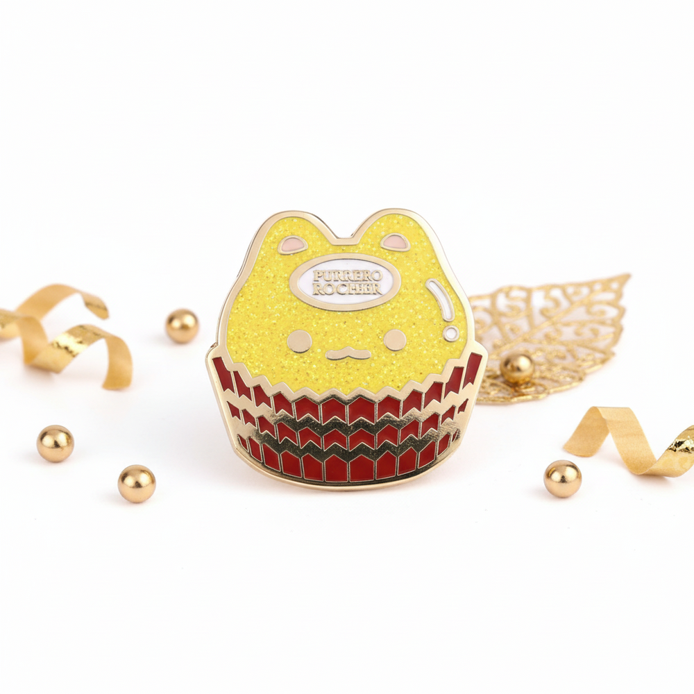 Pin’s Chat "Purrero Rocher"