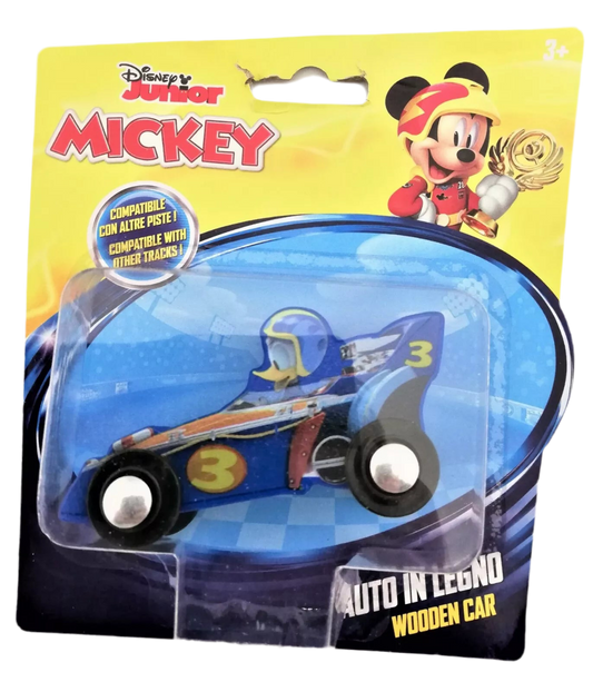 voiture en bois de course donald duck disney