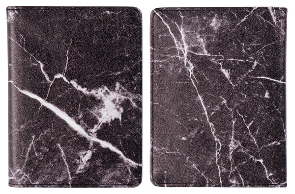 Étui pour passeport – noir Marble