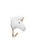 White unicorn plush coat rack