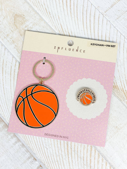 Sports Keychain and Pin Sets