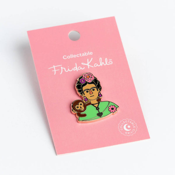Pin’s Frida avec un singe