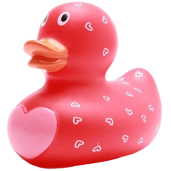 Duck Heart - Red