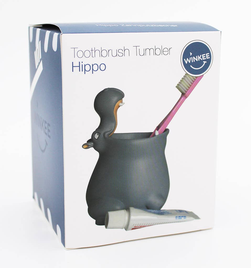 Nilpferd-Zahnbürstenhalter