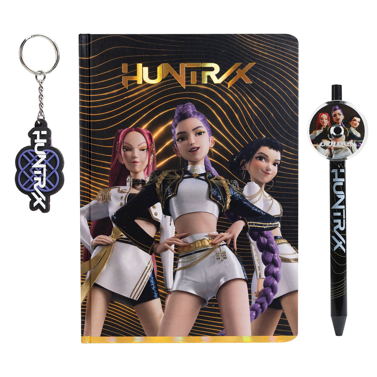 KPop Demon Hunters - Set de carnets - Doré
