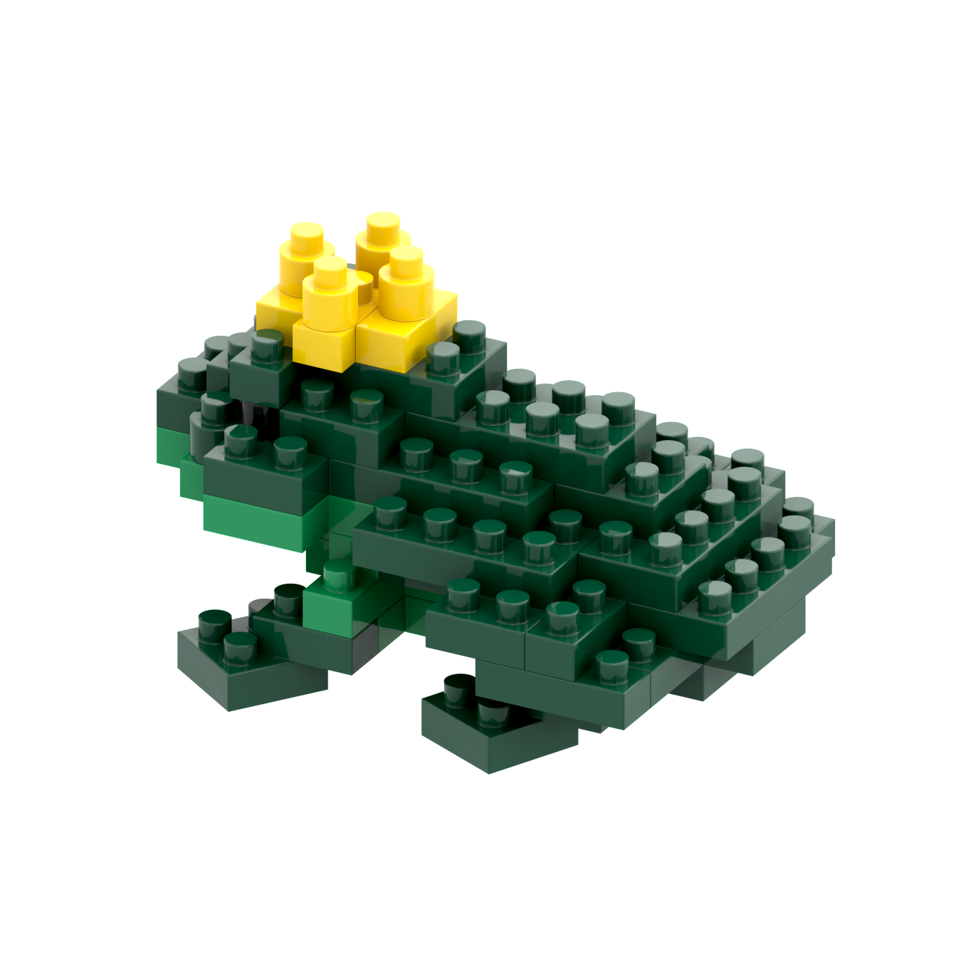 BRIXIES Frog King Postcard