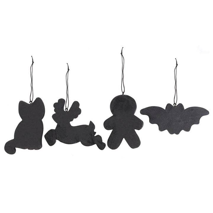 Décorations à suspendre en forme de Squelettes Pain d’Épice