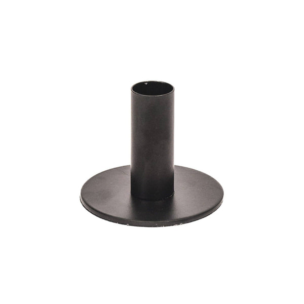 Candlestick - Basic - Metal - Black - 8x8x6.5cm