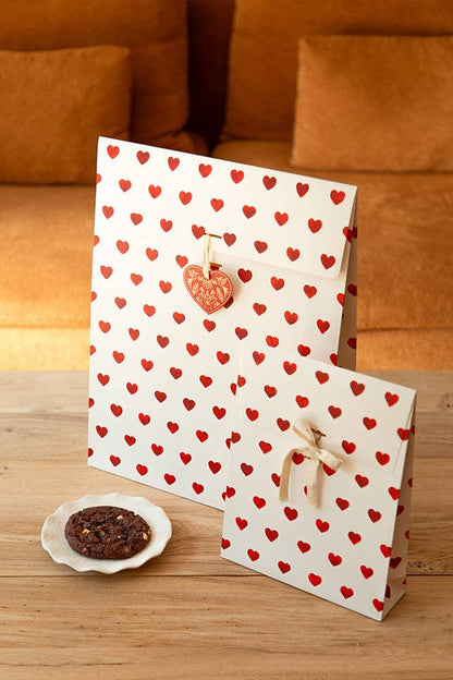 Red Hearts - Gift Bag