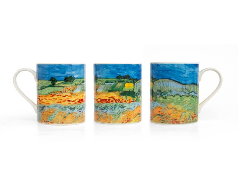 Mug in a box, Van Gogh, Wheat Field Under Thunderclouds