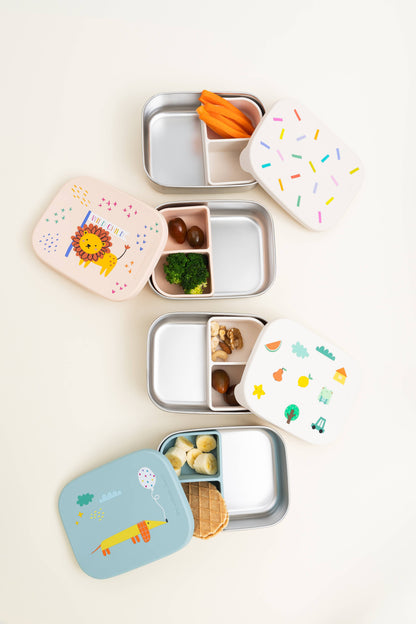 STAINLESS STEEL LUNCH BOX with compartments for CHILDREN Fruity