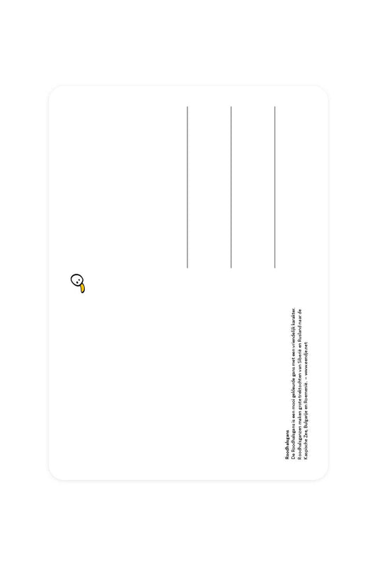 Carte postale Oie à cou roux