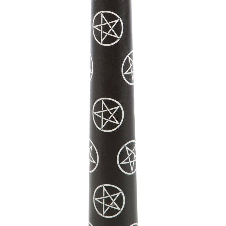 Ensemble de 3 bougies coniques Black Magic Pentagram