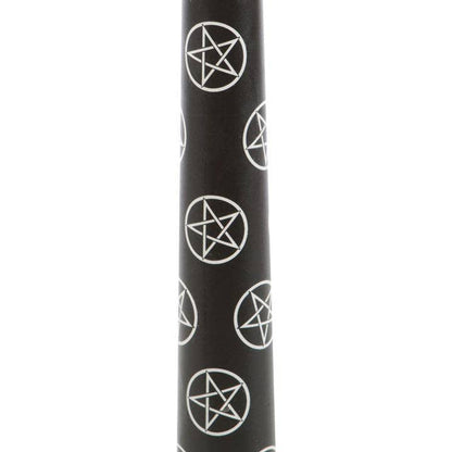 Ensemble de 3 bougies coniques Black Magic Pentagram