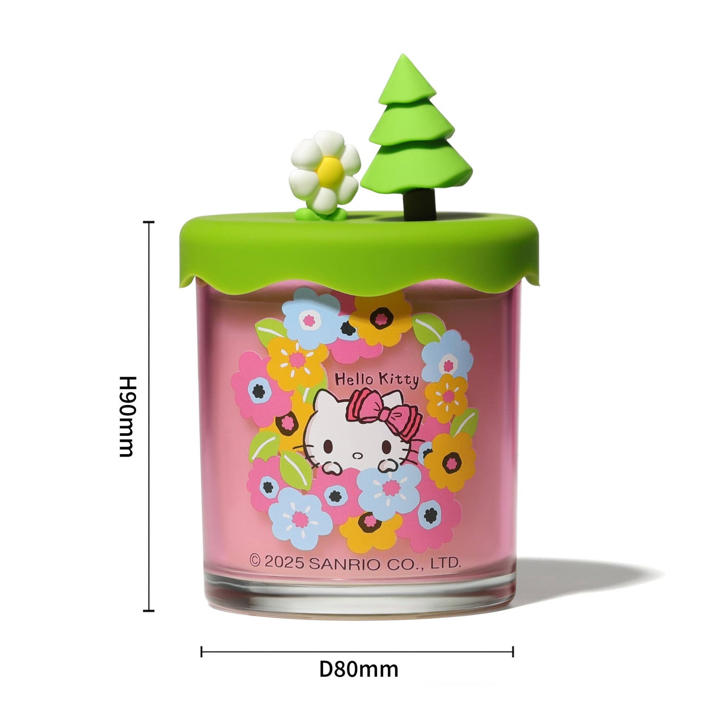 Hello Kitty Seasons scented candle, Spring Flower, 3D lid