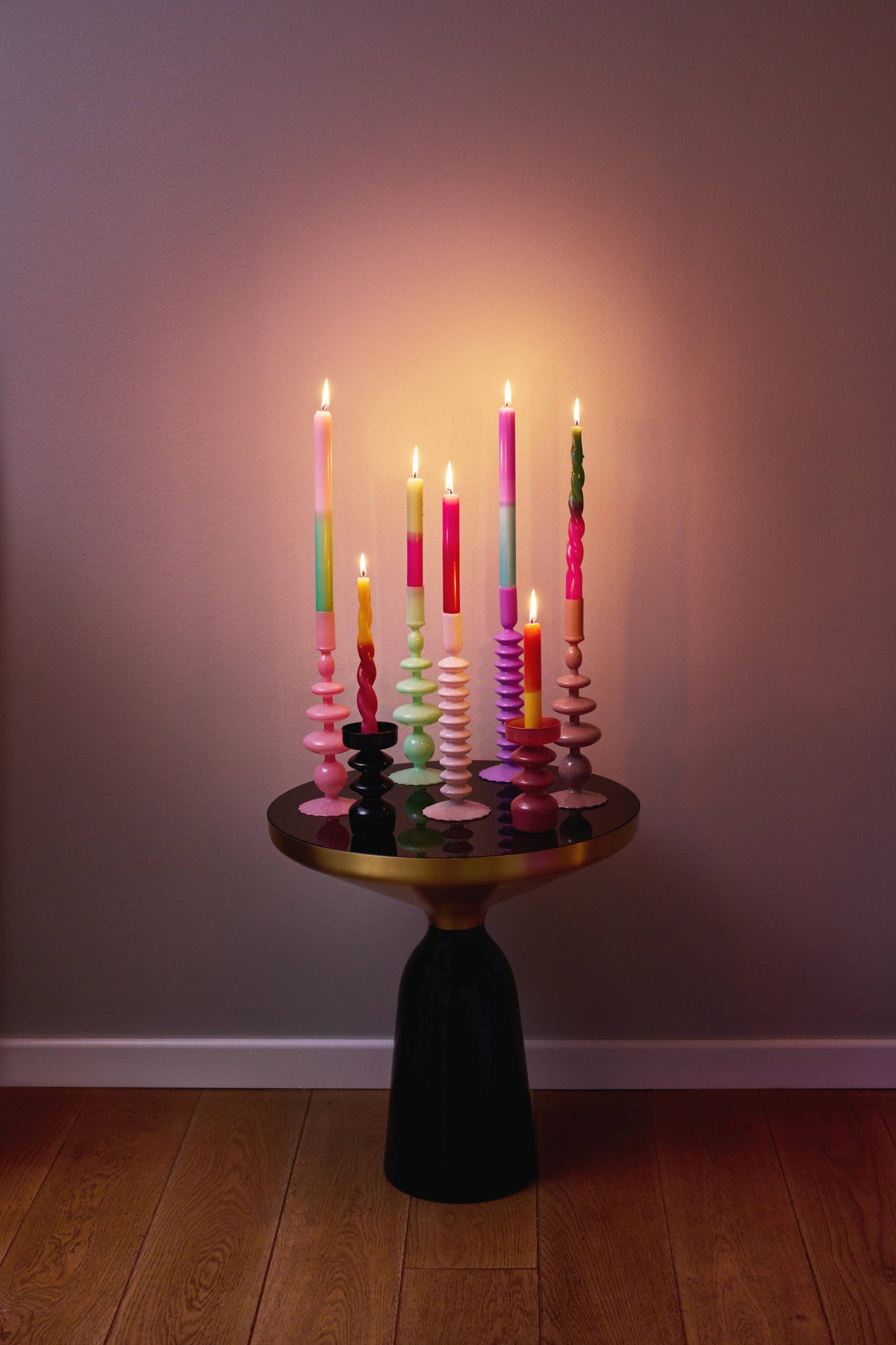 Bougeoir en verre Bubble Barbie