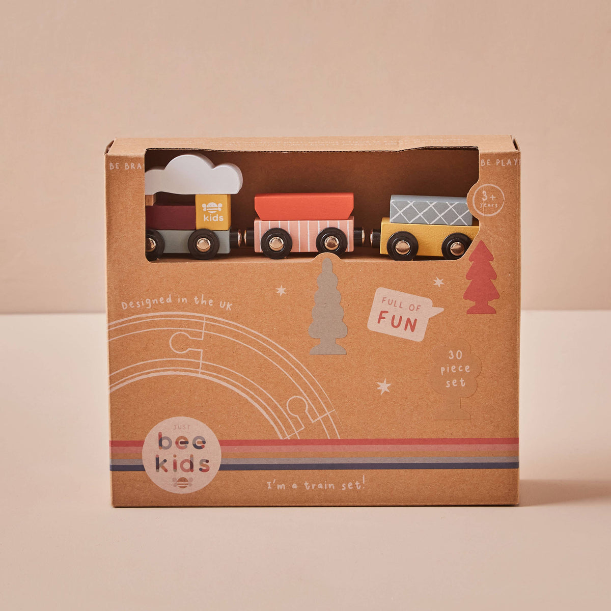 Article Enfant Ensemble de Train pour Enfants (FSC) en Bois