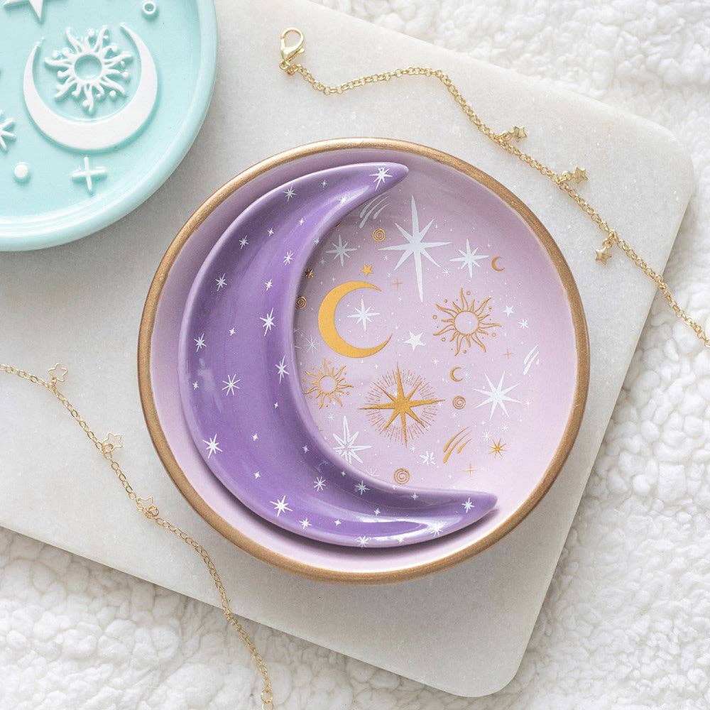 Coupelles empilables pour bibelots Lune pourpre
