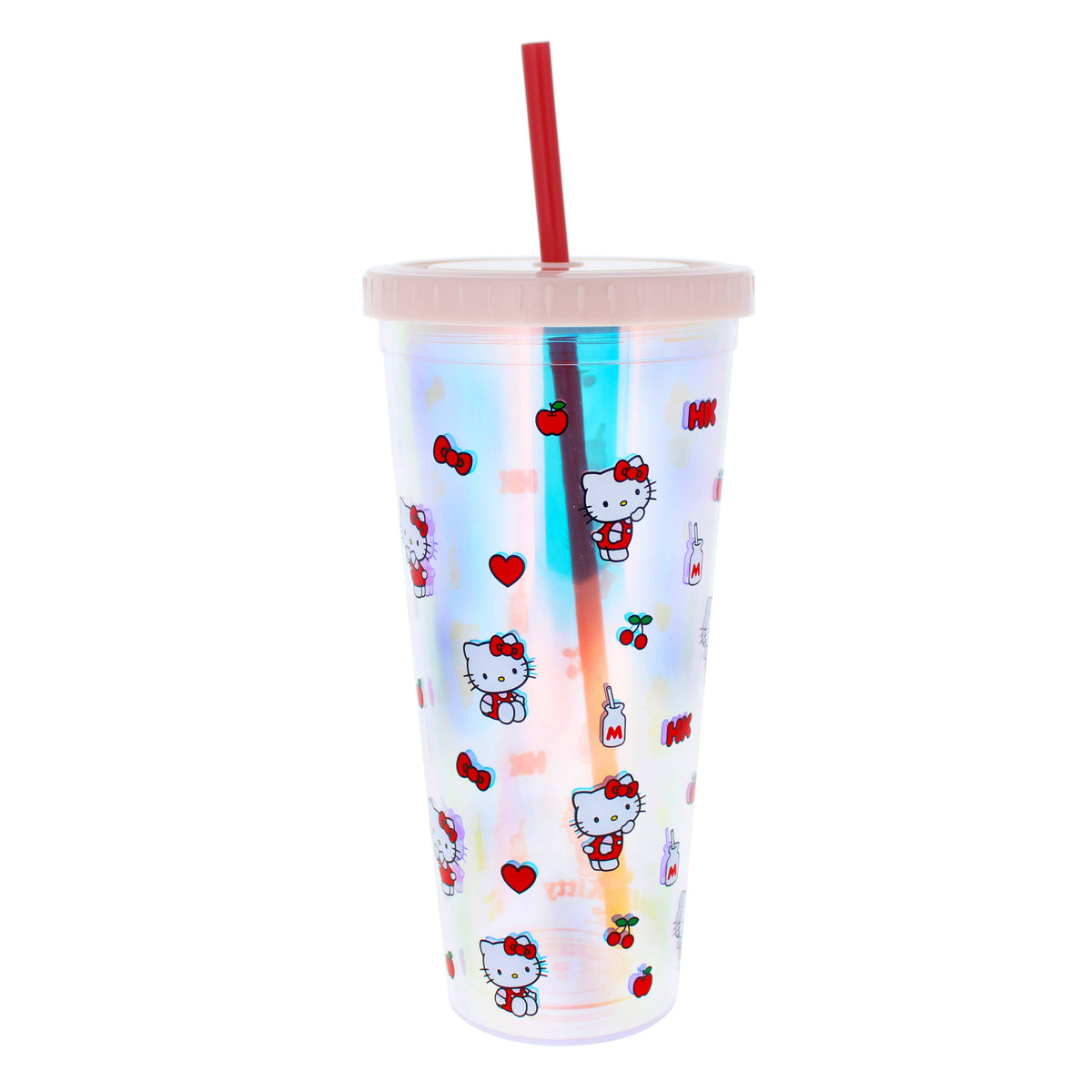Gobelet avec paille Hello Kitty – Pretty In Pink