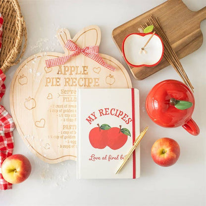 Apple-shaped ceramic incense holder