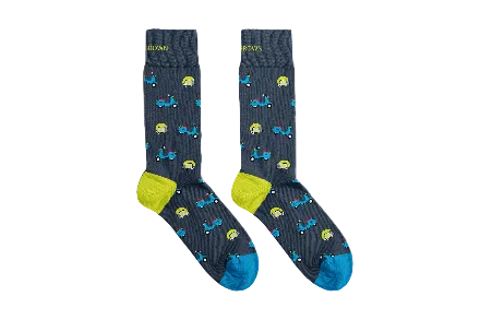 Retro Scooter Socks