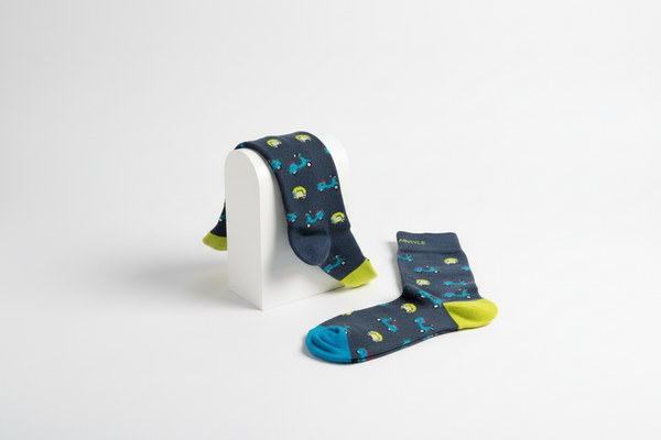 Retro Scooter Socks
