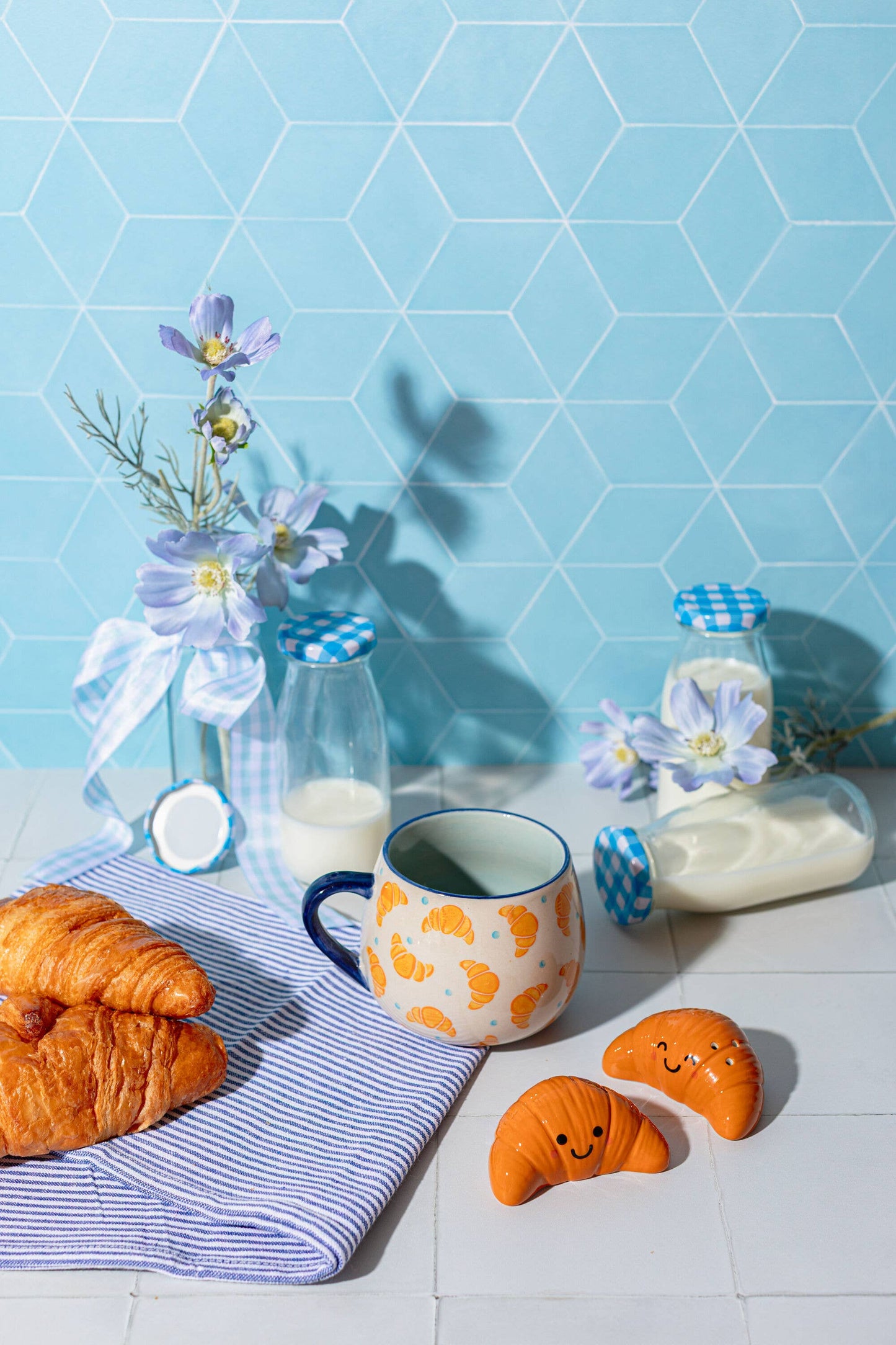 Croissant Salt and Pepper Shakers