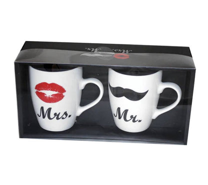 Lot de 2 tasses et Canards de bain Mr. & Mrs.